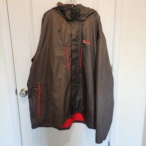 Red Bull Energy Drink Company "Gives You Wings" Black Hooded Jacket Men's 5X EUC